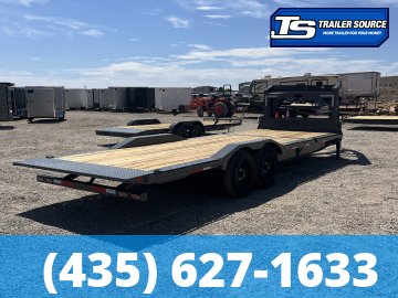8.5x24 Diamond C HXD 208 Wide Body w/ Drive Over Fenders Tilt Trailer - 18K GVWR - ABS Brakes