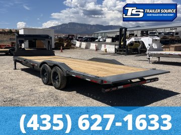 8.5x24 Diamond C HXD 208 Wide Body w/ Drive Over Fenders Tilt Trailer - 18K GVWR - ABS Brakes