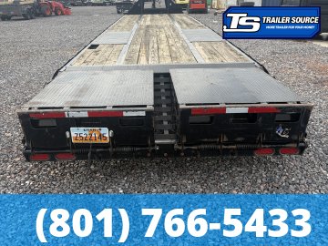 8.5x40 Diamond C FMAX 212 Equipment Trailer - 25.9K GVWR - Hydraulic Jack(s), Max Ramps, Slide Track