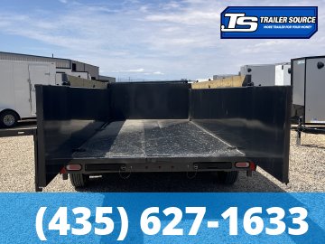 7x16 Diamond C LPT 210 Dump Trailer - 32" Sides - 23K GVWR - 7 Gauge Floor, ABS Brakes, Board Brackets, Hydraulic Jack(s)