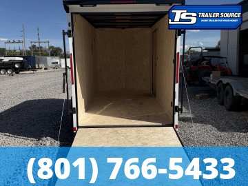 6x12 Look ST DLX Enclosed Cargo Trailer - 6'6" Interior - 3.5K GVWR - .080 PolyCor, Black Out Package, Rear Spoiler w/ Load Lights