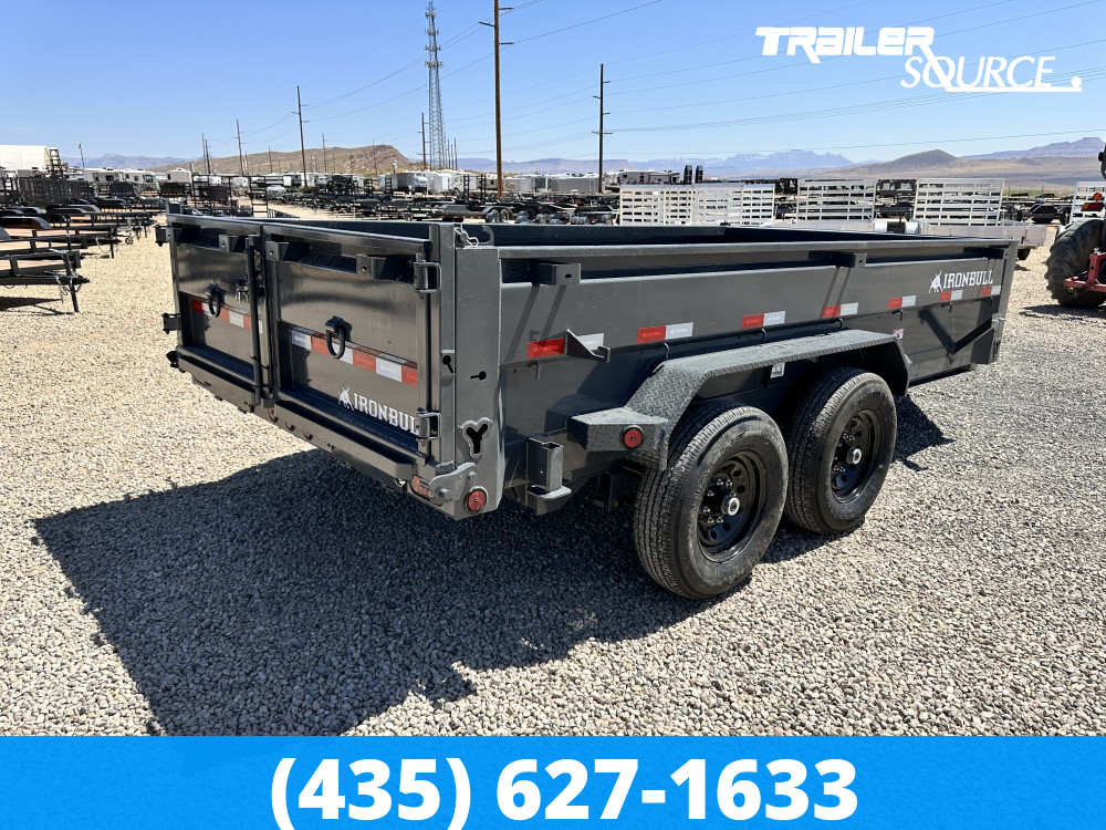 7x14 Iron Bull DWB 24" Sides 15K Dump Trailer