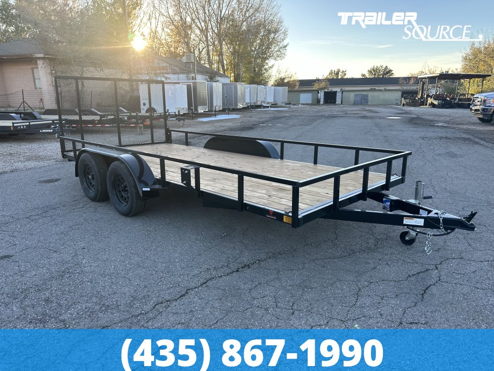 7x16 Built 7K Tandem Axle Utility