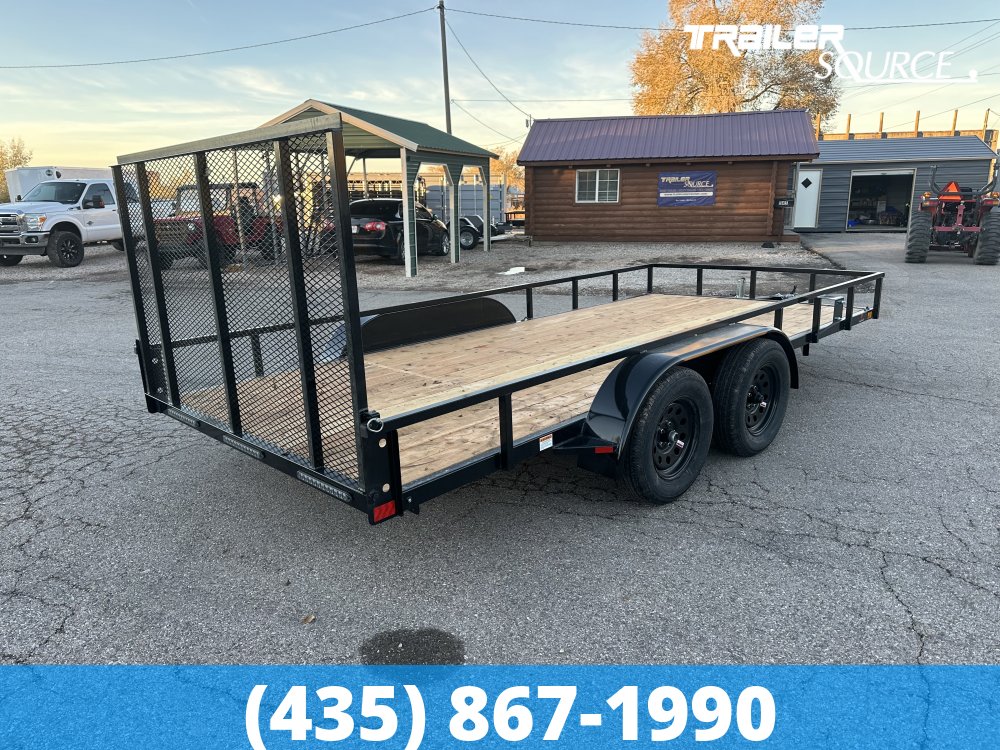 7x16 Built 7K Tandem Axle Utility