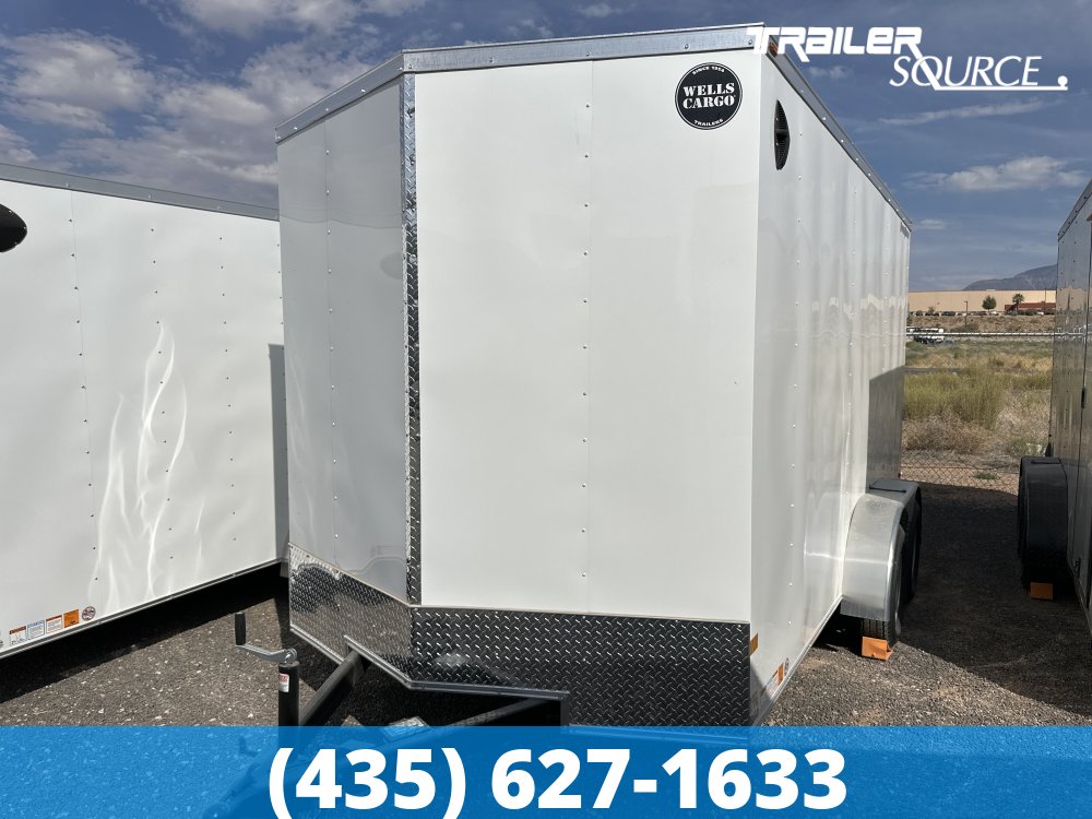 7x14 Wells Cargo Fast Trac Deluxe 7'0" Interior 7K Tandem Axle Enclosed Cargo