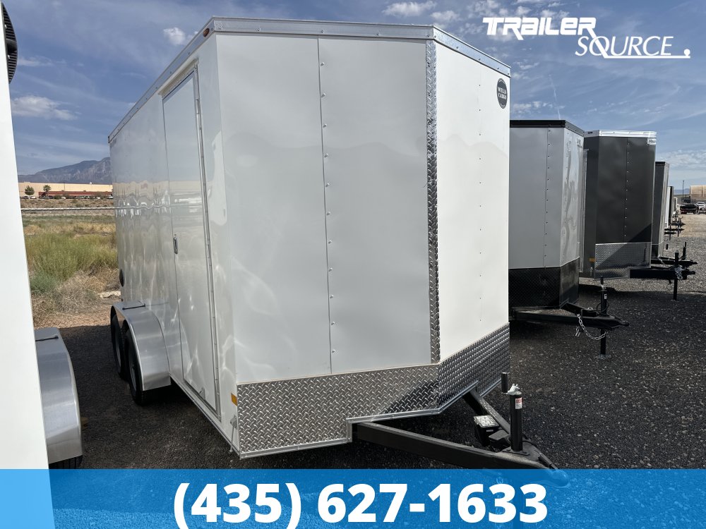 7x14 Wells Cargo Fast Trac Deluxe 7'0" Interior 7K Tandem Axle Enclosed Cargo