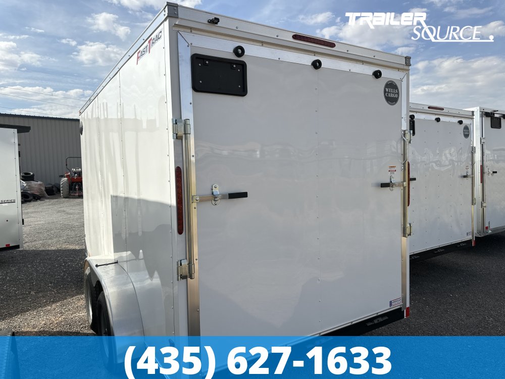 7x14 Wells Cargo Fast Trac Deluxe 7'0" Interior 7K Tandem Axle Enclosed Cargo