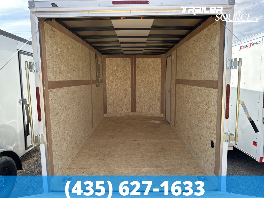 7x14 Wells Cargo Fast Trac Deluxe 7'0" Interior 7K Tandem Axle Enclosed Cargo