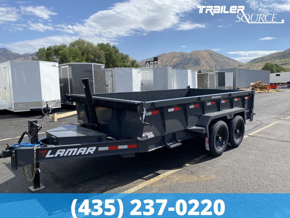7x14Lamar DT Gooseneck  15680 Dump