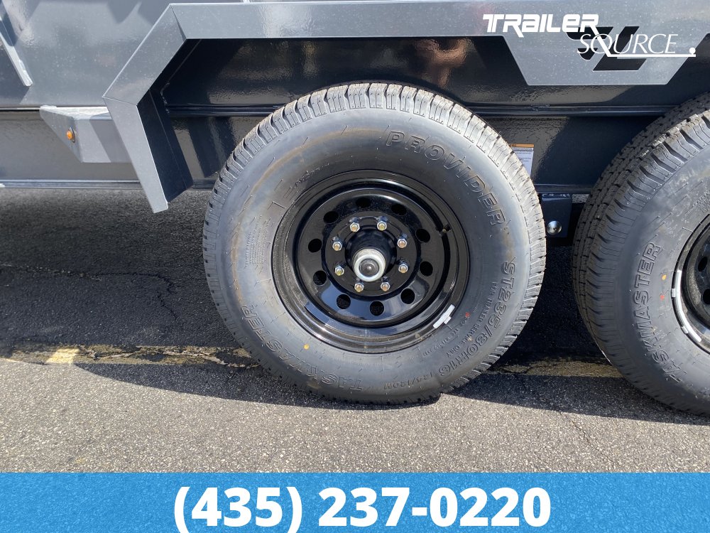7x14 Lamar DT Gooseneck  15.7K Dump