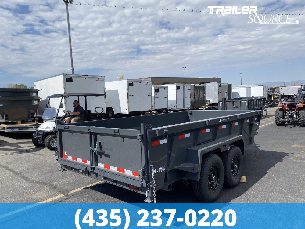 7x14 Lamar DT Gooseneck  15.7K Dump