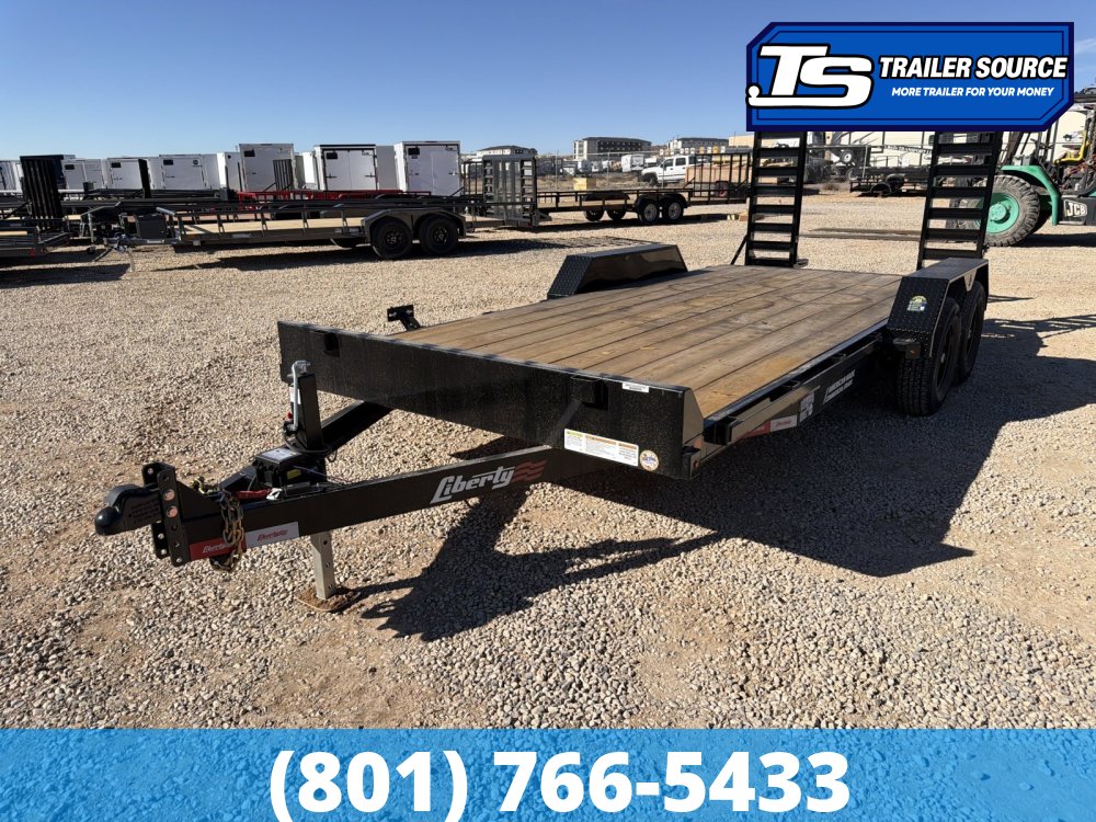 7x18 Liberty LE Channel Flatbed Car Hauler