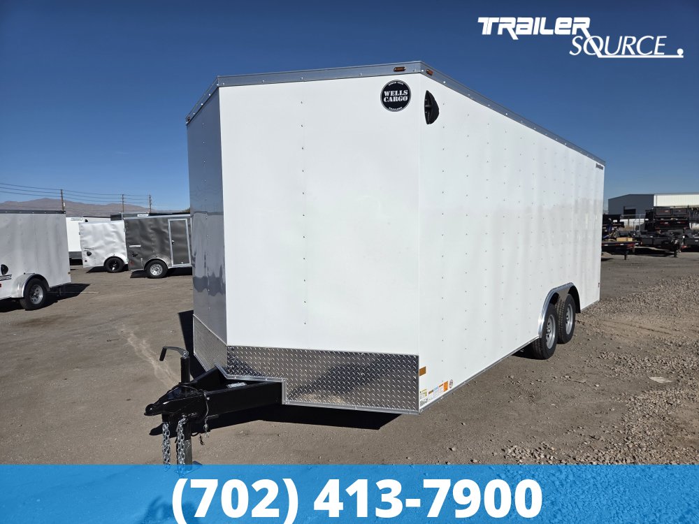 8.5x20 Wells Cargo FastTrac 7'0" Interior 7K Tandem Axle Enclosed Cargo