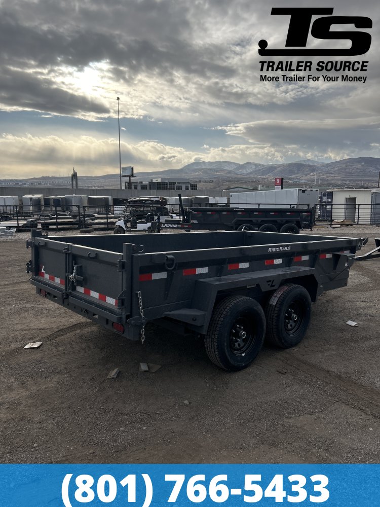 6.5x12 Lamar DM Dump Trailer - 18" Sides - 10K GVWR - Spreader Gate