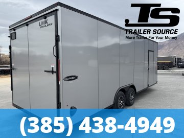 8.5x24 Look Element SE Enclosed Cargo Trailer - 7'6" Interior - 10K GVWR - .080 PolyCor, Alloy Wheels, Black Out Package, Rubber Coin Floor, Vinyl Ceiling, Vinyl Walls