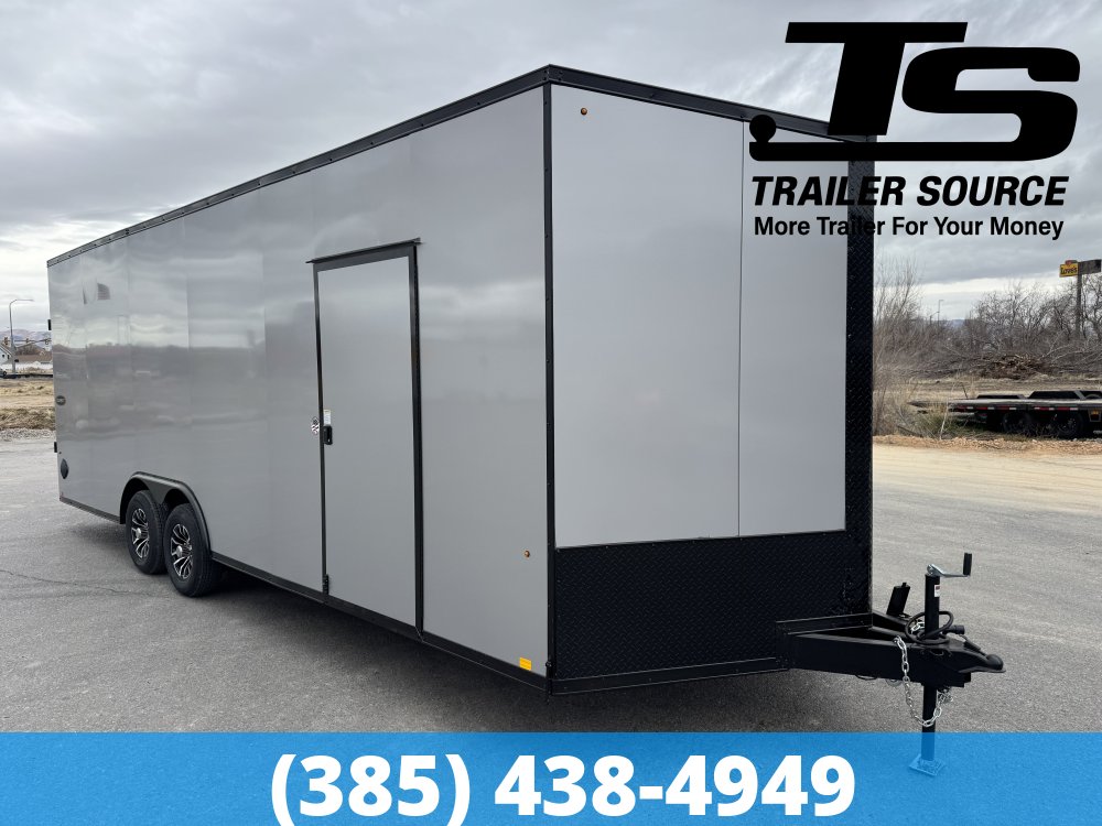 8.5x24 Look Element SE Enclosed Cargo Trailer - 7'6" Interior - 10K GVWR - .080 PolyCor, Alloy Wheels, Black Out Package, Rubber Coin Floor, Vinyl Ceiling, Vinyl Walls