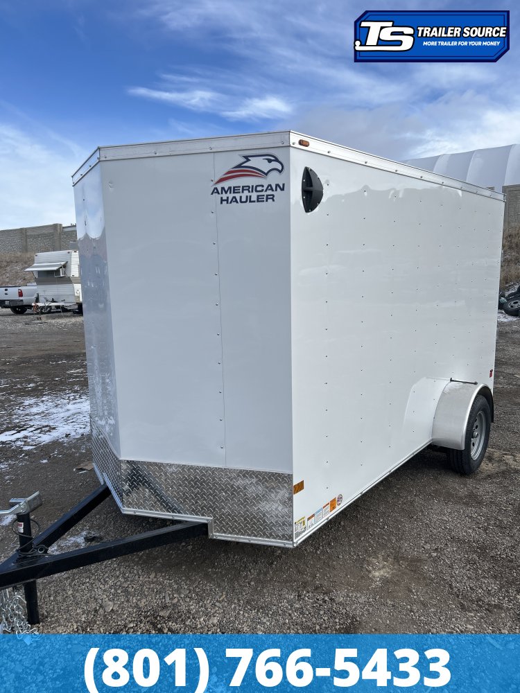 6x12 American Hauler Arrow Enclosed Cargo Trailer - 6'6" Interior - 3.5K GVWR -