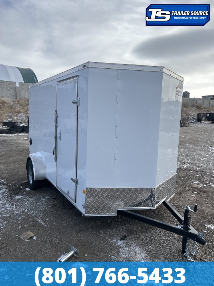 6x12 American Hauler Arrow Enclosed Cargo Trailer - 6'6" Interior - 3.5K GVWR -