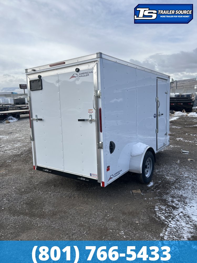 6x12 American Hauler Arrow Enclosed Cargo Trailer - 6'6" Interior - 3.5K GVWR -