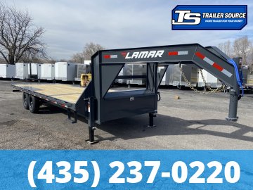 8.5x24 Lamar FA Gooseneck Deckover Tilt