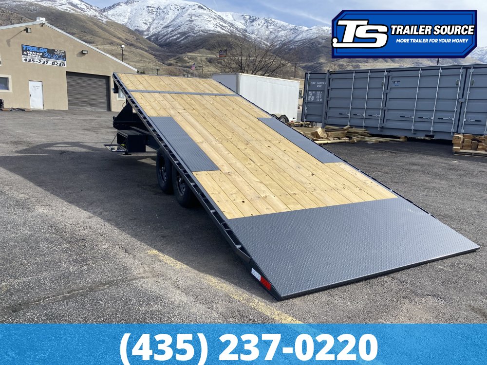 8.5x24 Lamar FA Gooseneck Deckover Tilt