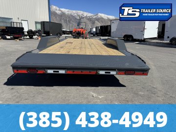 8.5x20 Lamar CC Wide Body w/ Drive Over Fenders Flatbed Car Hauler Trailer - 10K GVWR -