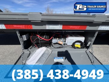 8.5x32 Diamond C FMAX-HDT 210 Gooseneck Hydraulic Dovetail Equipment Trailer - 25K GVWR -