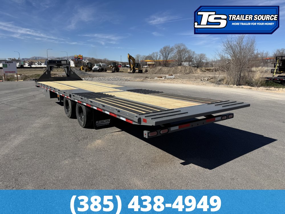 8.5x32 Diamond C FMAX-HDT 210 Gooseneck Hydraulic Dovetail Equipment Trailer - 25K GVWR -