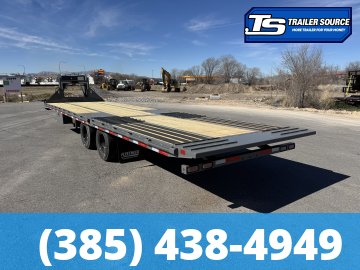 8.5x32 Diamond C FMAX-HDT 210 Gooseneck Hydraulic Dovetail Equipment Trailer - 25K GVWR -