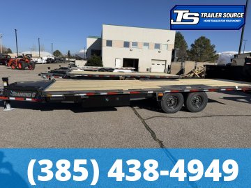 8.5x24 Diamond C DEC 207 Deckover Equipment Trailer - 15.5K GVWR -