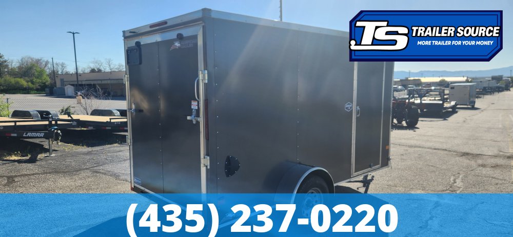 6x12 American Hauler Arrow Deluxe Enclosed Cargo Trailer - 6'0" Interior - 3.5K GVWR - Ramp Door