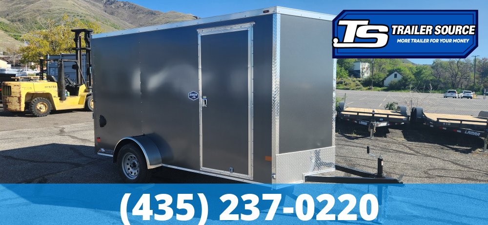 6x12 American Hauler Arrow Deluxe Enclosed Cargo Trailer - 6'0" Interior - 3.5K GVWR - Ramp Door