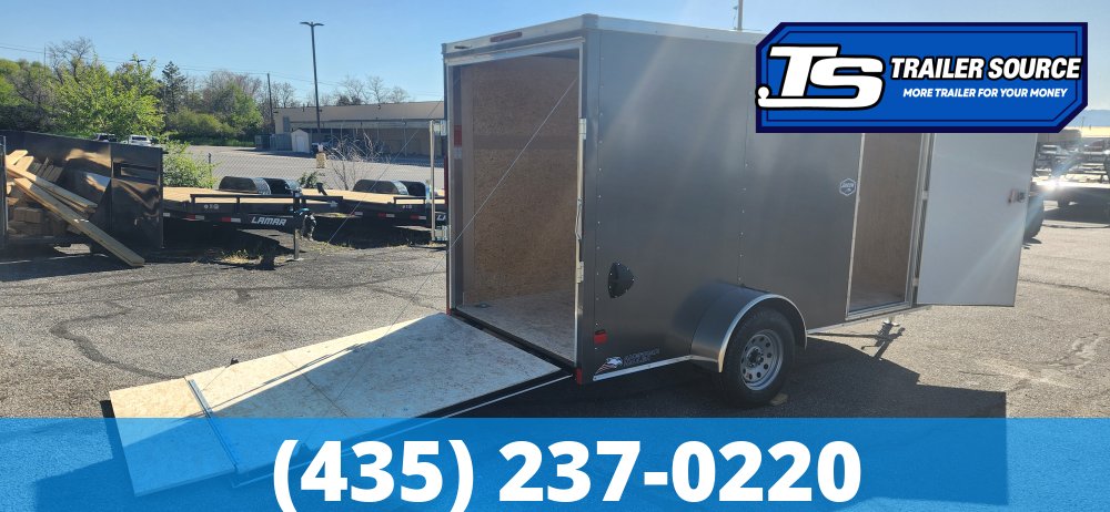6x12 American Hauler Arrow Deluxe Enclosed Cargo Trailer - 6'0" Interior - 3.5K GVWR - Ramp Door