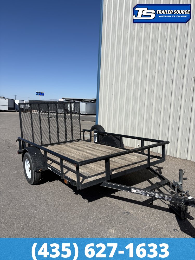 6x10 Carry-On Utility Utility Trailer - 3.5K GVWR - Pipetop Rail