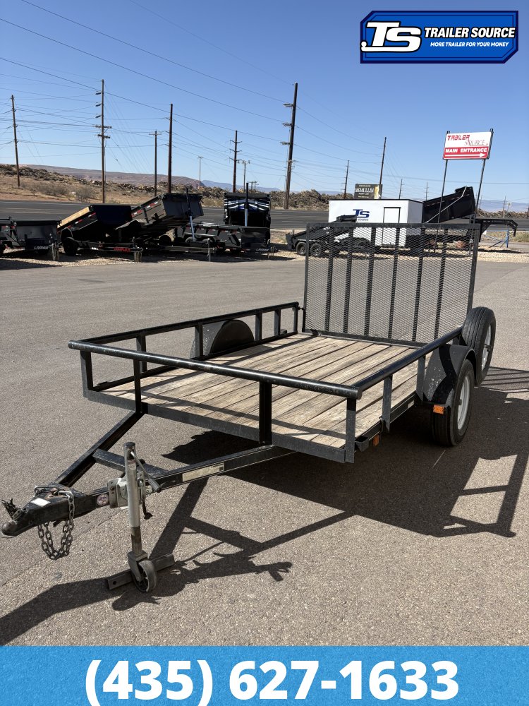 6x10 Carry-On Utility Utility Trailer - 3.5K GVWR - Pipetop Rail