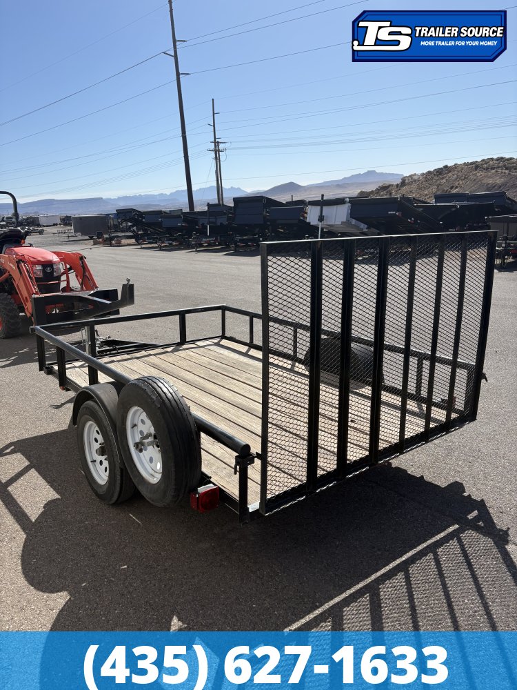 6x10 Carry-On Utility Utility Trailer - 3.5K GVWR - Pipetop Rail