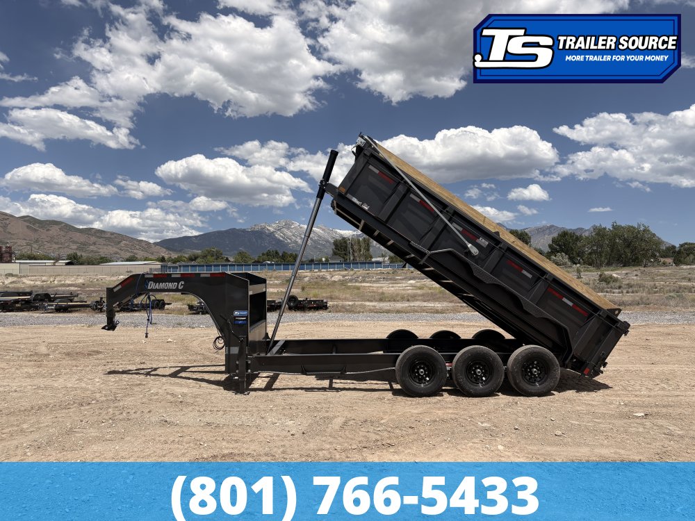 7x16 Diamond C LPT-GN 307 Gooseneck Dump