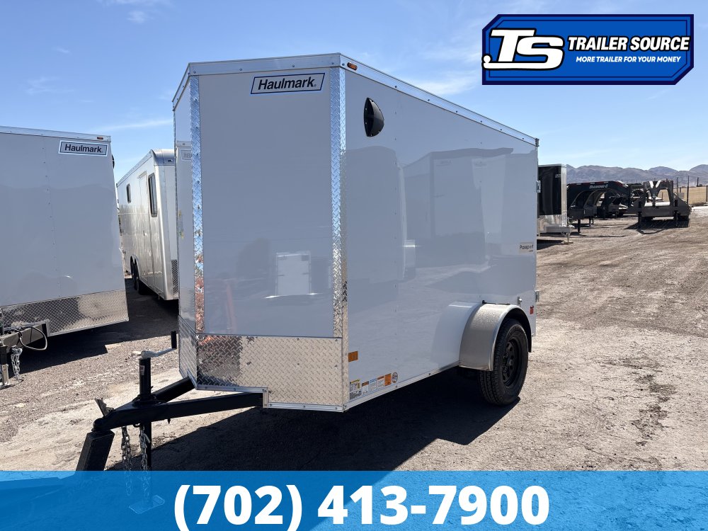 5x10 Haulmark Passport DELUXE Enclosed Cargo Trailer - 6'0" Interior - 3.5K GVWR - .080 PolyCor