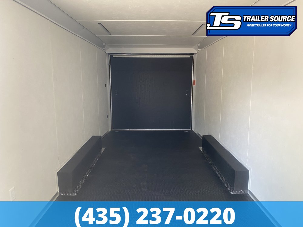 8.5x24 American Hauler Mach Enclosed Car Hauler Trailer - 7'6" Interior - 10K GVWR - .080 PolyCor, Dovetail