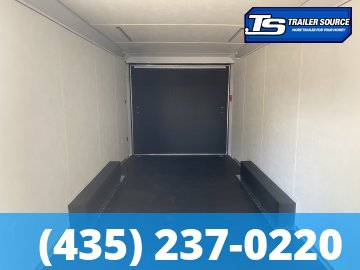 8.5x24 American Hauler Mach Enclosed Car Hauler Trailer - 7'6" Interior - 10K GVWR - .080 PolyCor, Dovetail