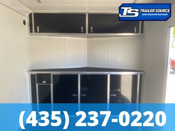 8.5x24 American Hauler Mach Enclosed Car Hauler Trailer - 7'6" Interior - 10K GVWR - .080 PolyCor, Dovetail