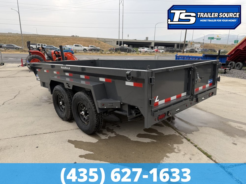 7x14 Lamar DG Dump Trailer - 14K GVWR -
