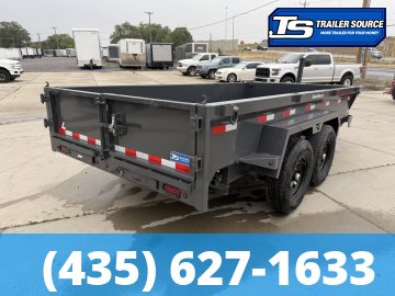 7x14 Lamar DG Dump Trailer - 14K GVWR -