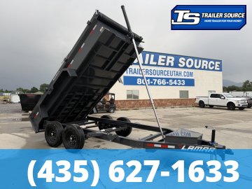 7x14 Lamar DG Dump Trailer - 14K GVWR -