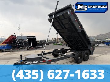 7x14 Lamar DG Dump Trailer - 14K GVWR -
