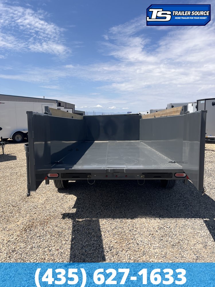 7x16 Diamond C LPT 210 Dump Trailer - 32" Sides - 23K GVWR - ABS Brakes, Board Brackets, Hydraulic Jack(s)