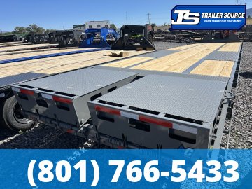8.5x40 Diamond C FMAX 212 Gooseneck Equipment Trailer - 25.9K GVWR - ABS Brakes, Max Ramps
