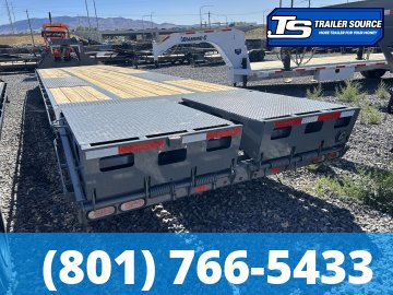 8.5x40 Diamond C FMAX 212 Gooseneck Equipment Trailer - 25.9K GVWR - ABS Brakes, Max Ramps