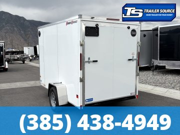 6x10 Wells Cargo FastTrac Enclosed Cargo Trailer - 6'6" Interior - 3.5K GVWR - .080 PolyCor, Ramp Door