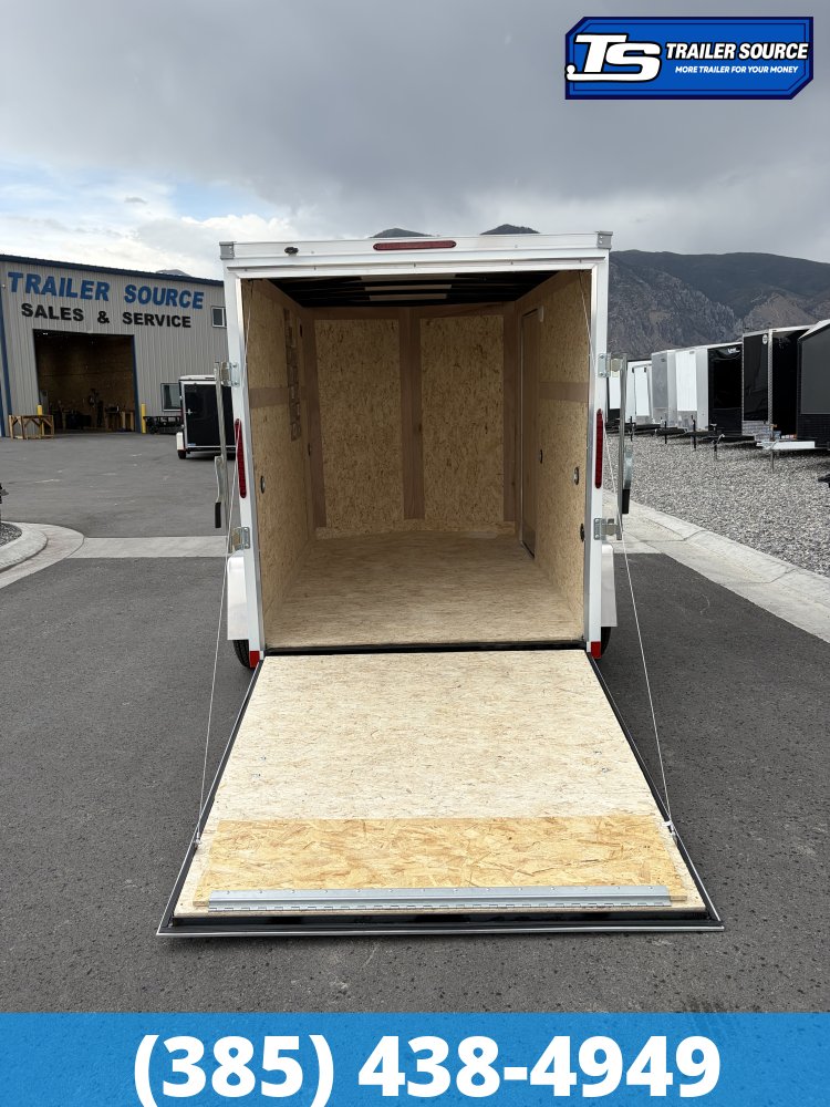 6x10 Wells Cargo FastTrac Enclosed Cargo Trailer - 6'6" Interior - 3.5K GVWR - .080 PolyCor, Ramp Door